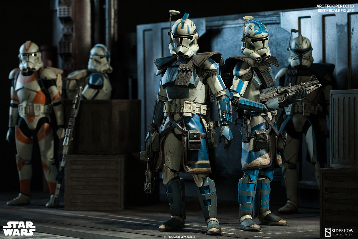 SIDESHOW 2015年6月發售: 1/6 Action Figure STAR WARS Arc Clone