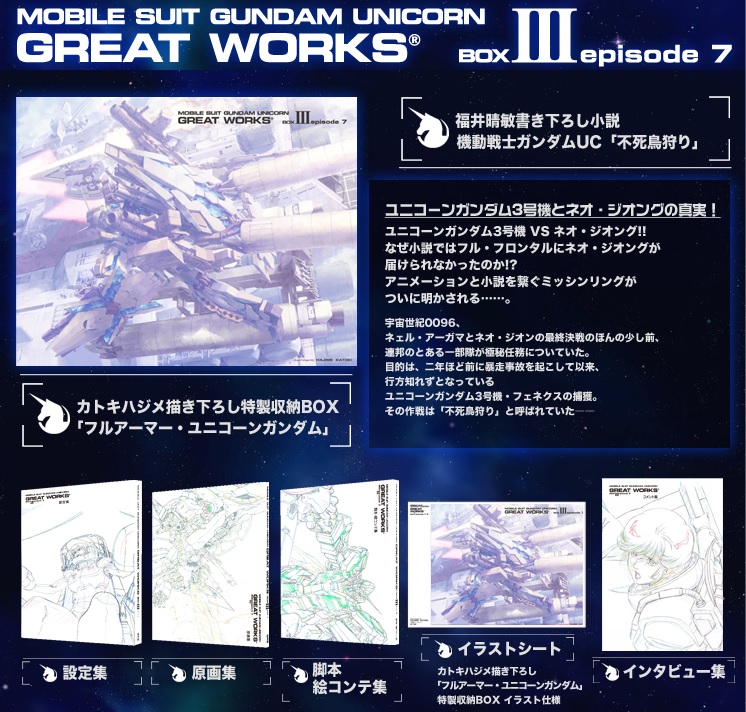 BANDAI VISUAL 2015年6月24日發售: 完全設定資料集「機動戰士高達UC