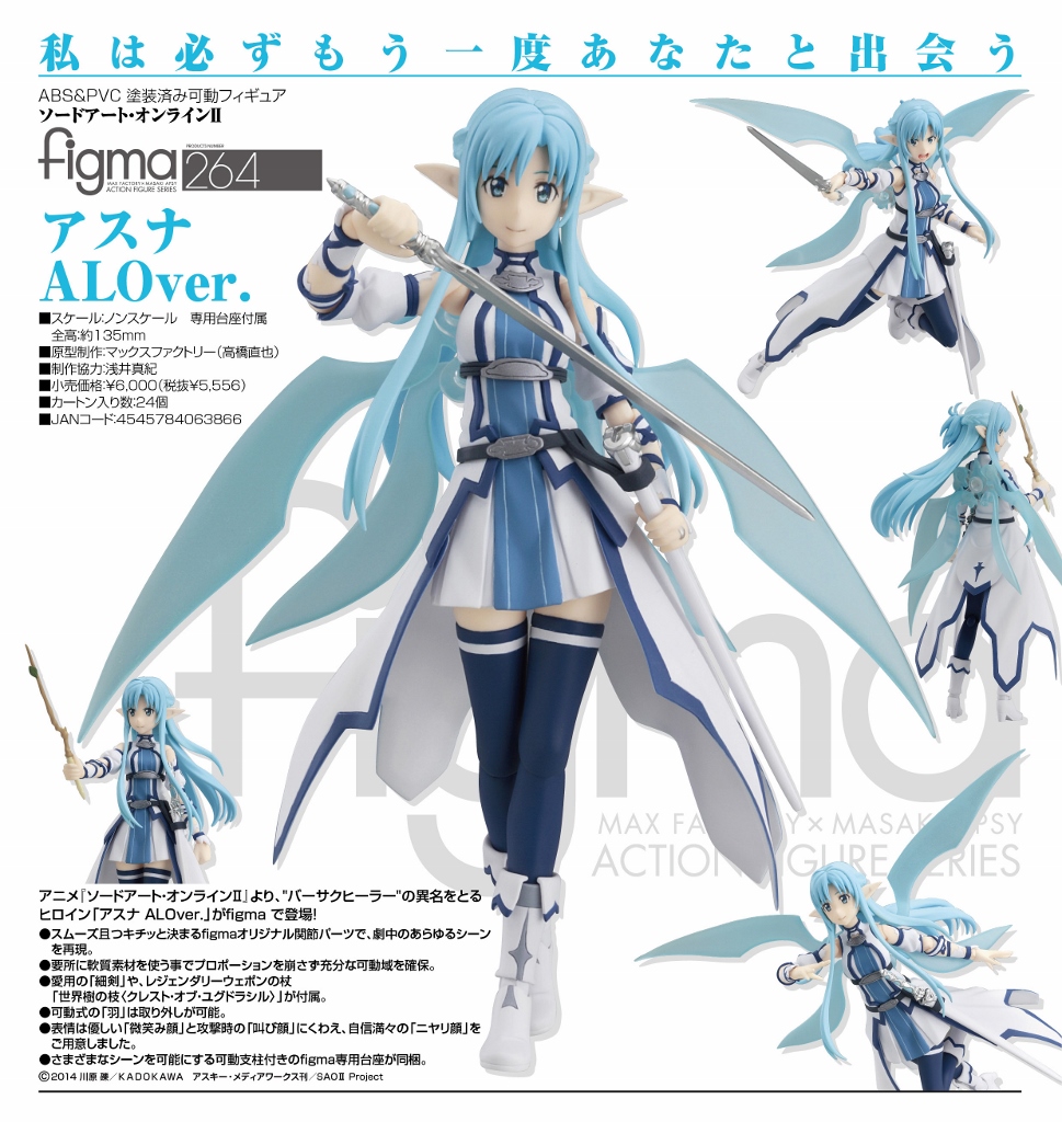 figma ソードアート・オンライン? アスナ ALOver. ノンスケール