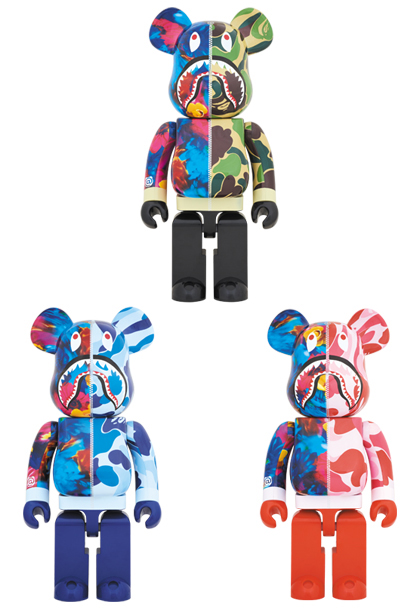 MEDICOM 2019年5月發售: BE@RBRICK × BAPE(R) × M / mika ninagawa