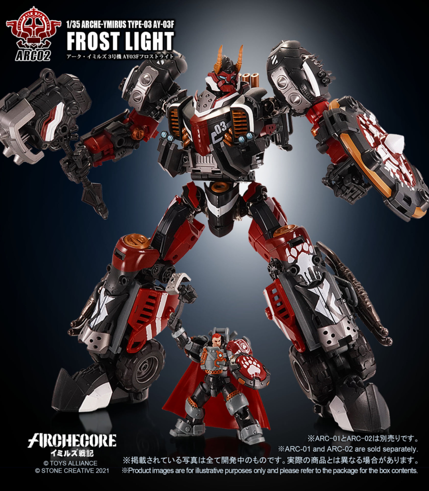 TOYS ALLIANCE 2021年10月發售：1/35 TRANSFORMABLE ROBOT《ARCHECORE