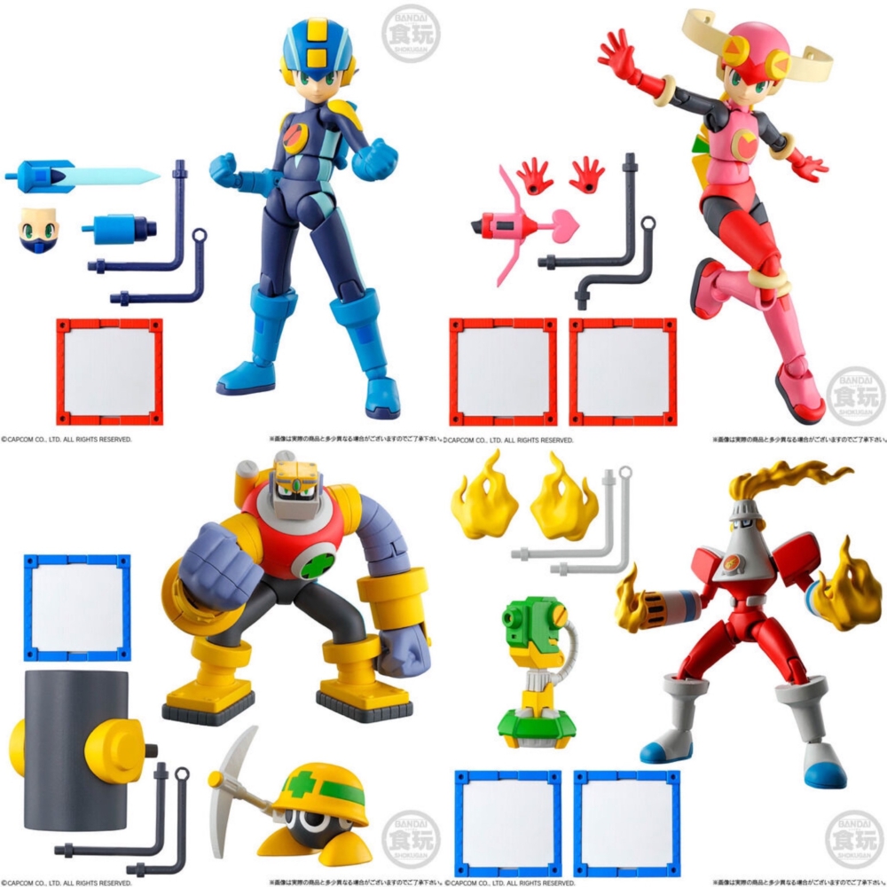 BANDAI 2023年5月26日發售：食玩 SMP Kit Makes Pose 洛克人(Megaman