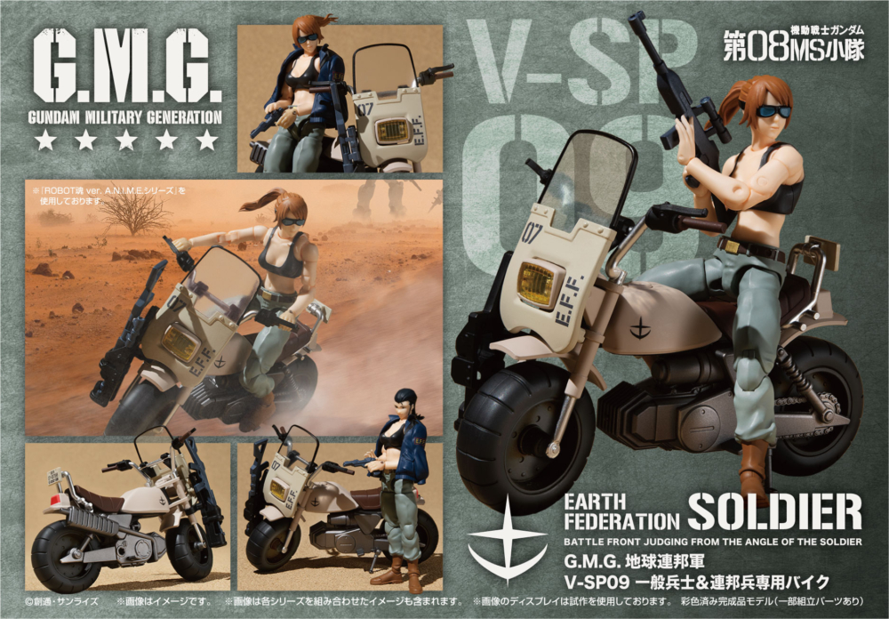 MEGAHOUSE 2023年10月發售: 1/18 Action Figure G.M.G.《機動戰士高達 