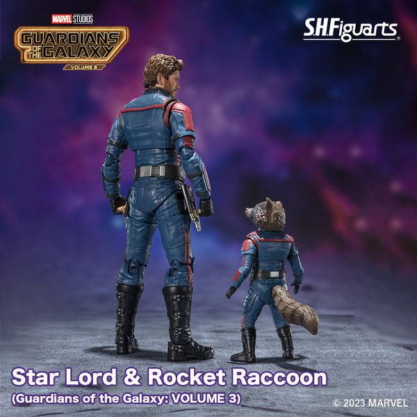 BANDAI 2023年9月28日發售：S.H.Figuarts Star Lord & Rocket Raccoon